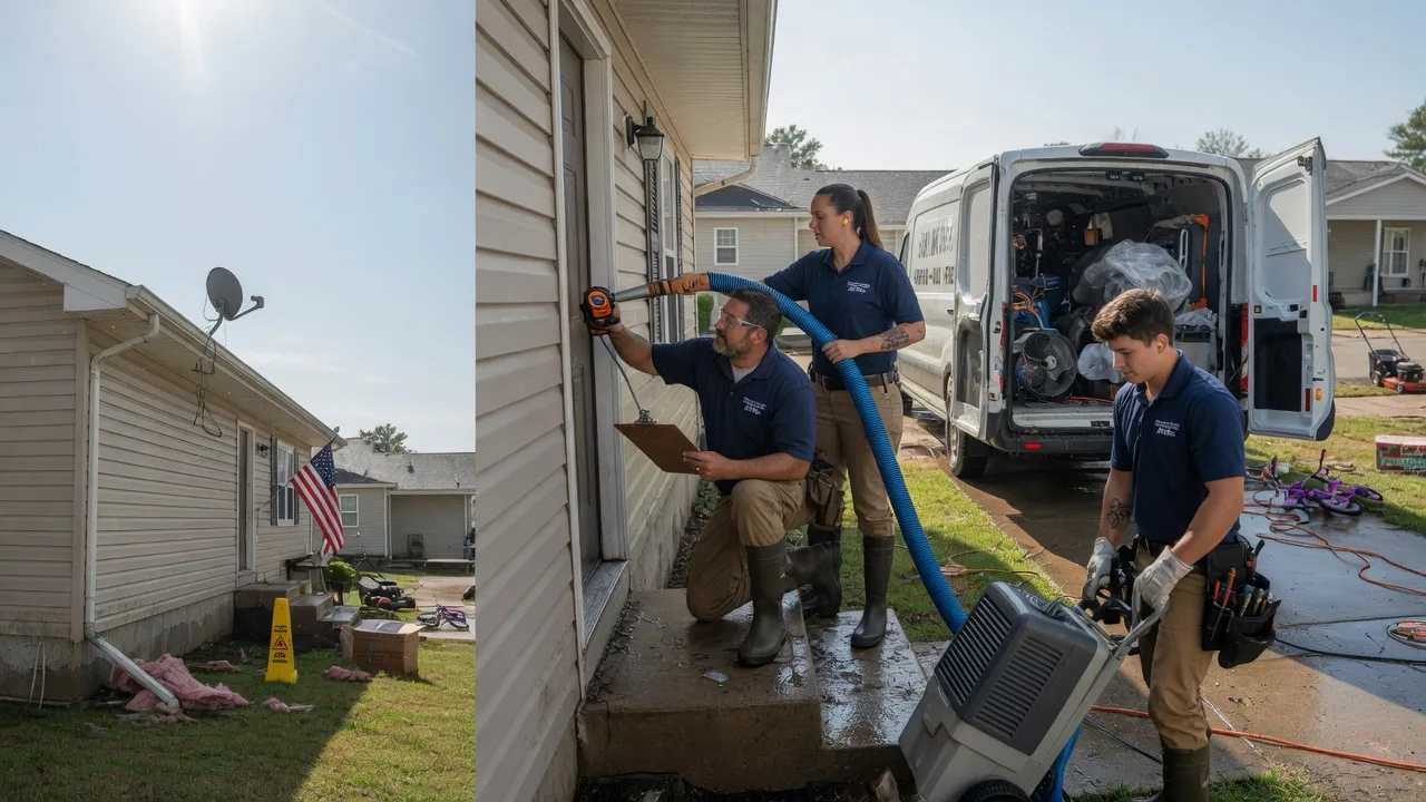 Ceiling Water Damage Restoration in Carmen, OK near me